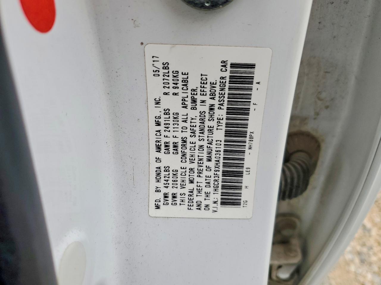 2017 Honda Accord Touring