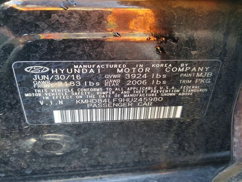 2017 Hyundai Elantra se