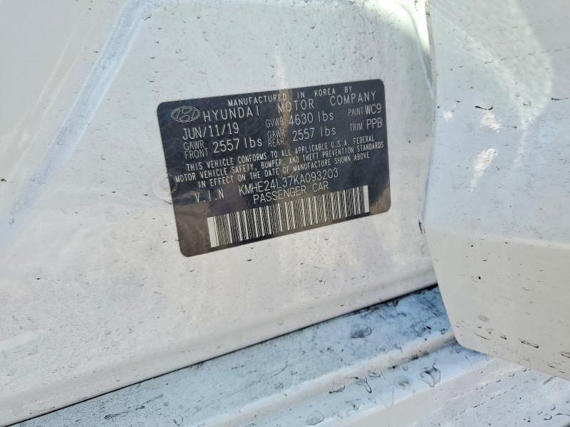 2019 Hyundai Sonata Hybrid