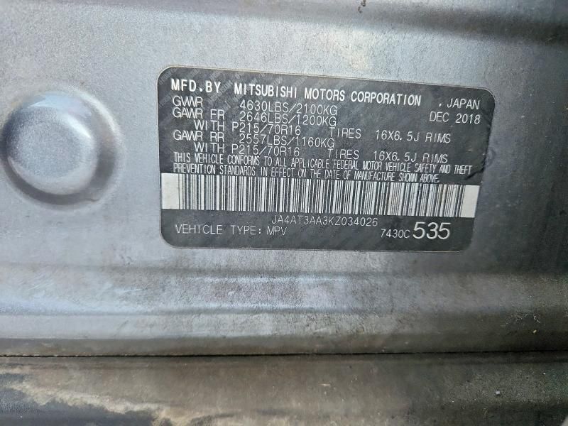 2019 Mitsubishi Eclipse Cross es