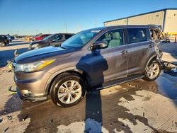 Salvage cars for sale from Copart Haslet, TX: 2016 Toyota Highlander le