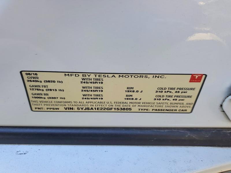 2016 Tesla Model s
