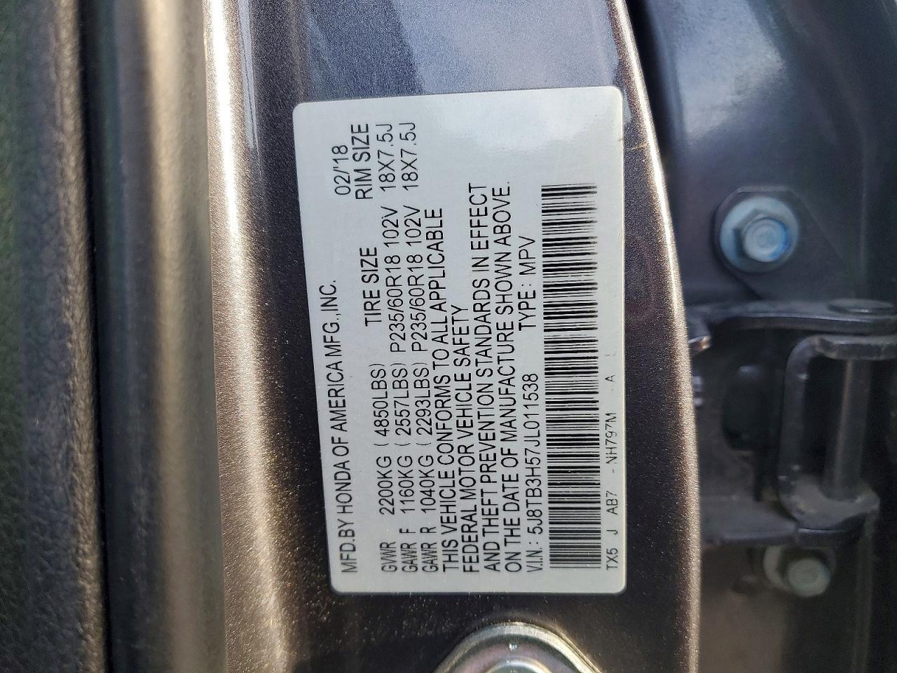 2018 Acura Rdx Technology
