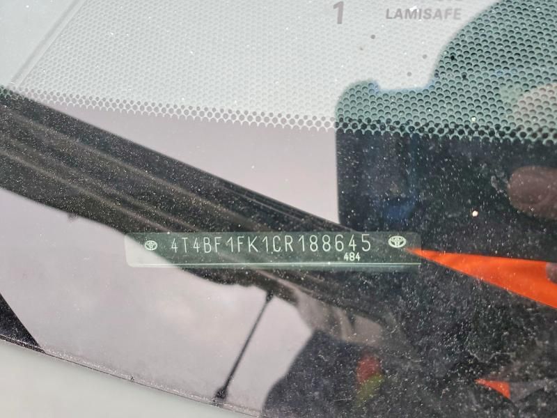 2012 Toyota Camry le