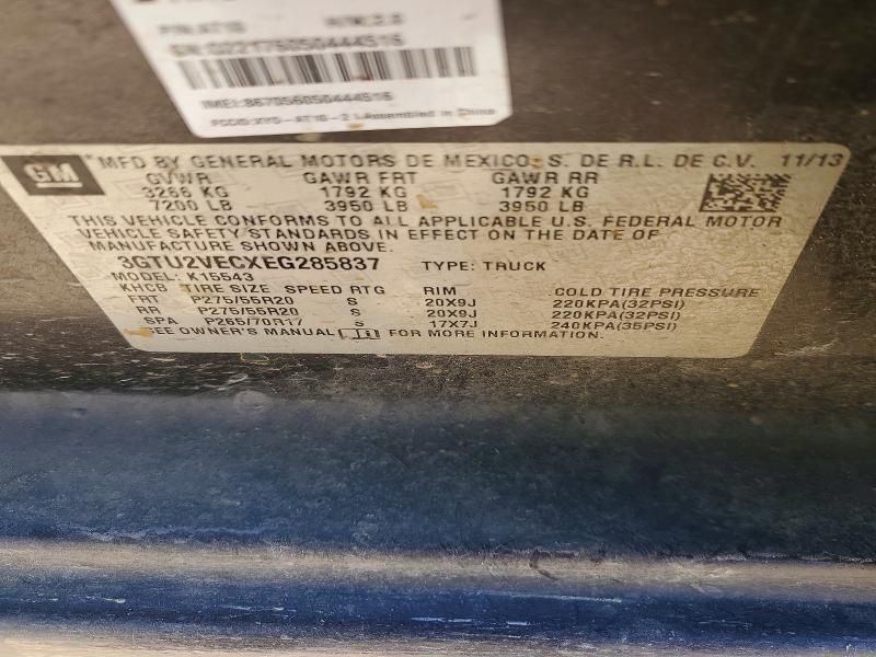 2014 GMC Sierra K1500 slt