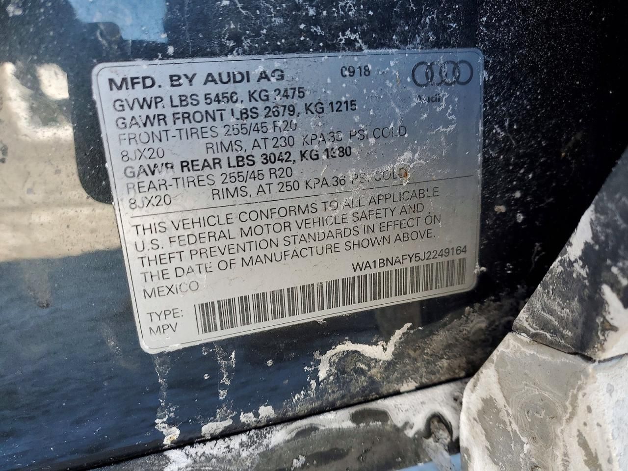 2018 Audi Q5 Premium Plus