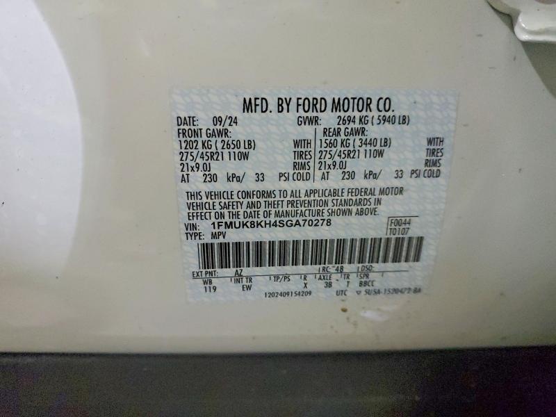 2025 Ford Explorer St-line