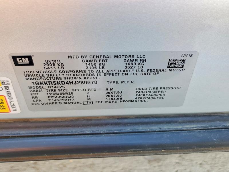 2017 GMC Acadia Limited Slt-2