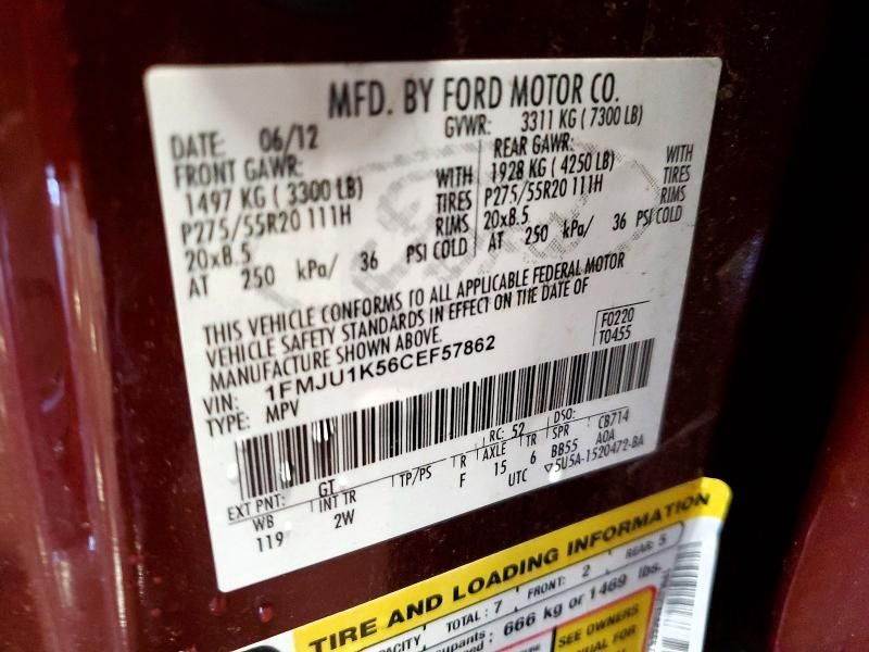 2012 Ford Expedition Limited