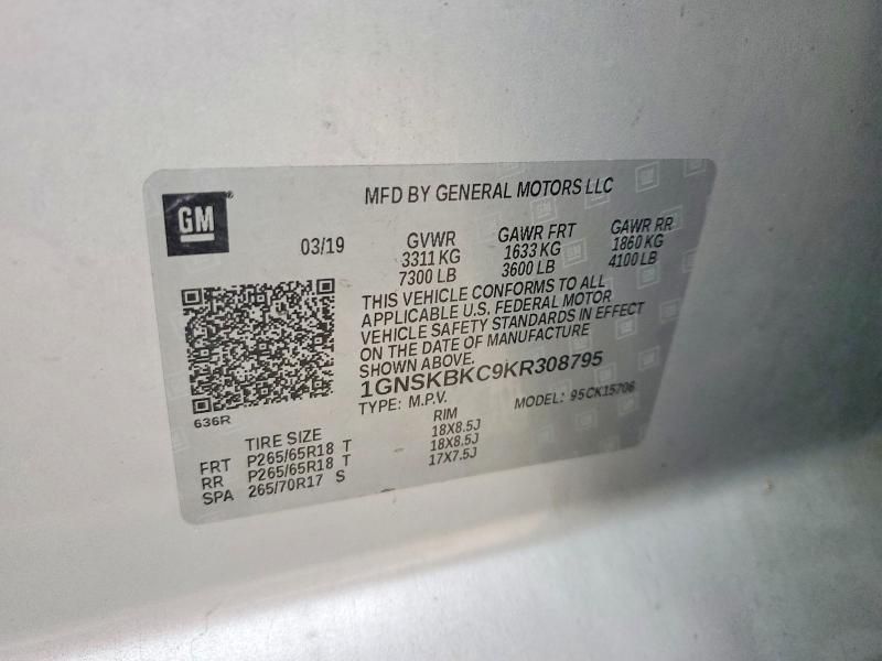 2019 Chevrolet Tahoe K1500 lt