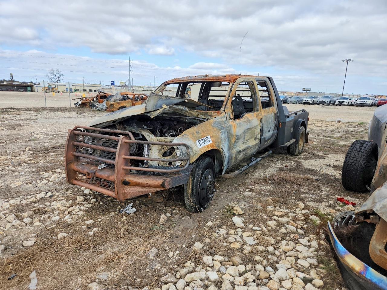 2002 Ford F550 Super Duty Flatbed Truck