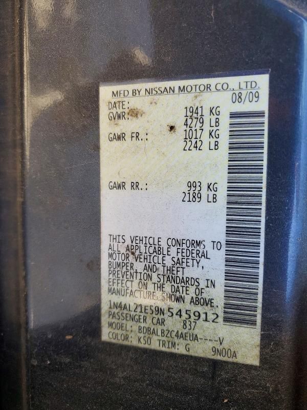 2009 Nissan Altima 2.5