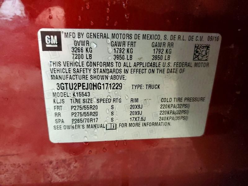 2017 GMC Sierra K1500 Denali