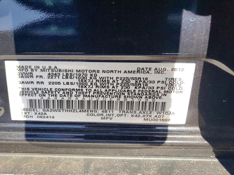 2013 Mitsubishi Outlander Sport se