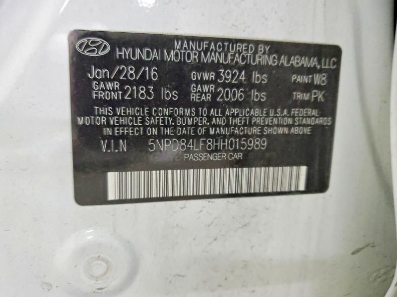 2017 Hyundai Elantra se