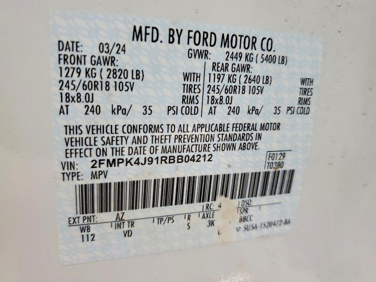 2024 Ford Edge sel