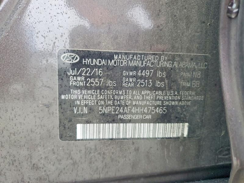 2017 Hyundai Sonata se