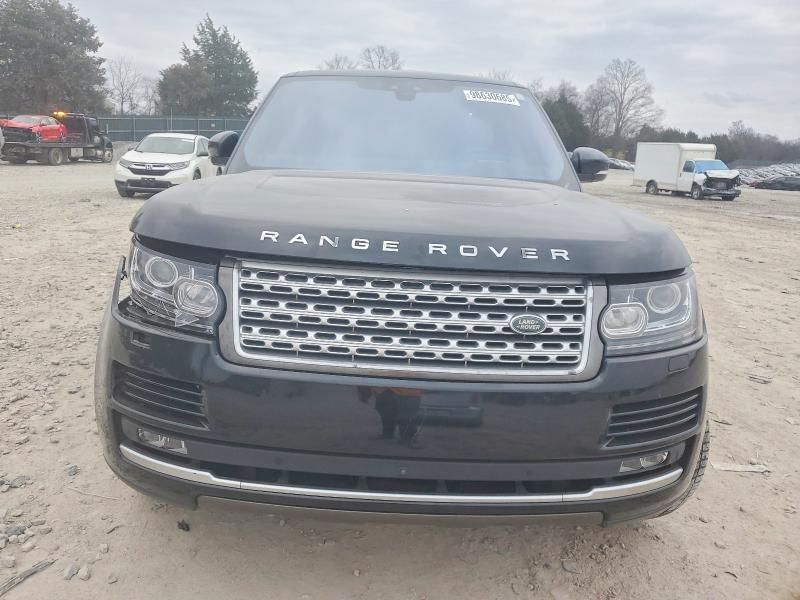 2017 Land Rover Range Rover hse