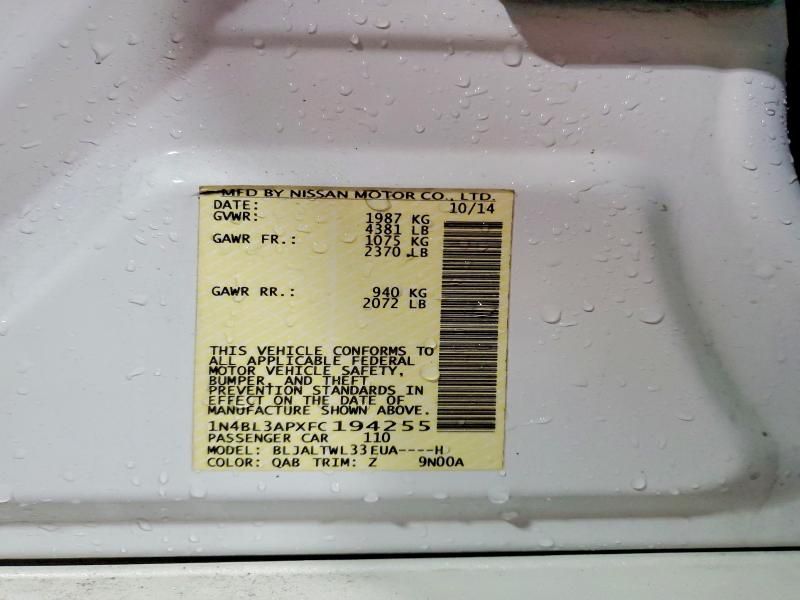 2015 Nissan Altima 3.5s