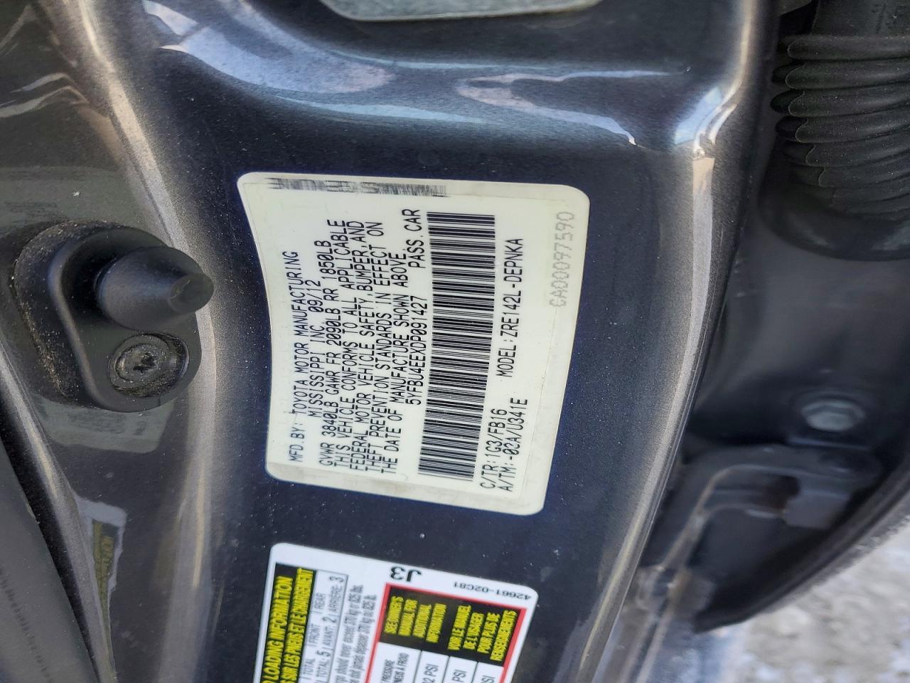 2013 Toyota Corolla Base