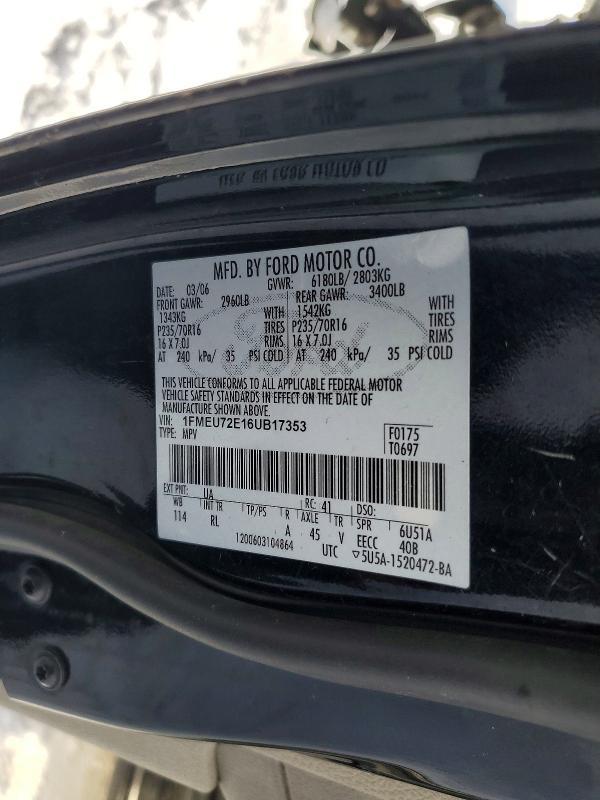 2006 Ford Explorer xls