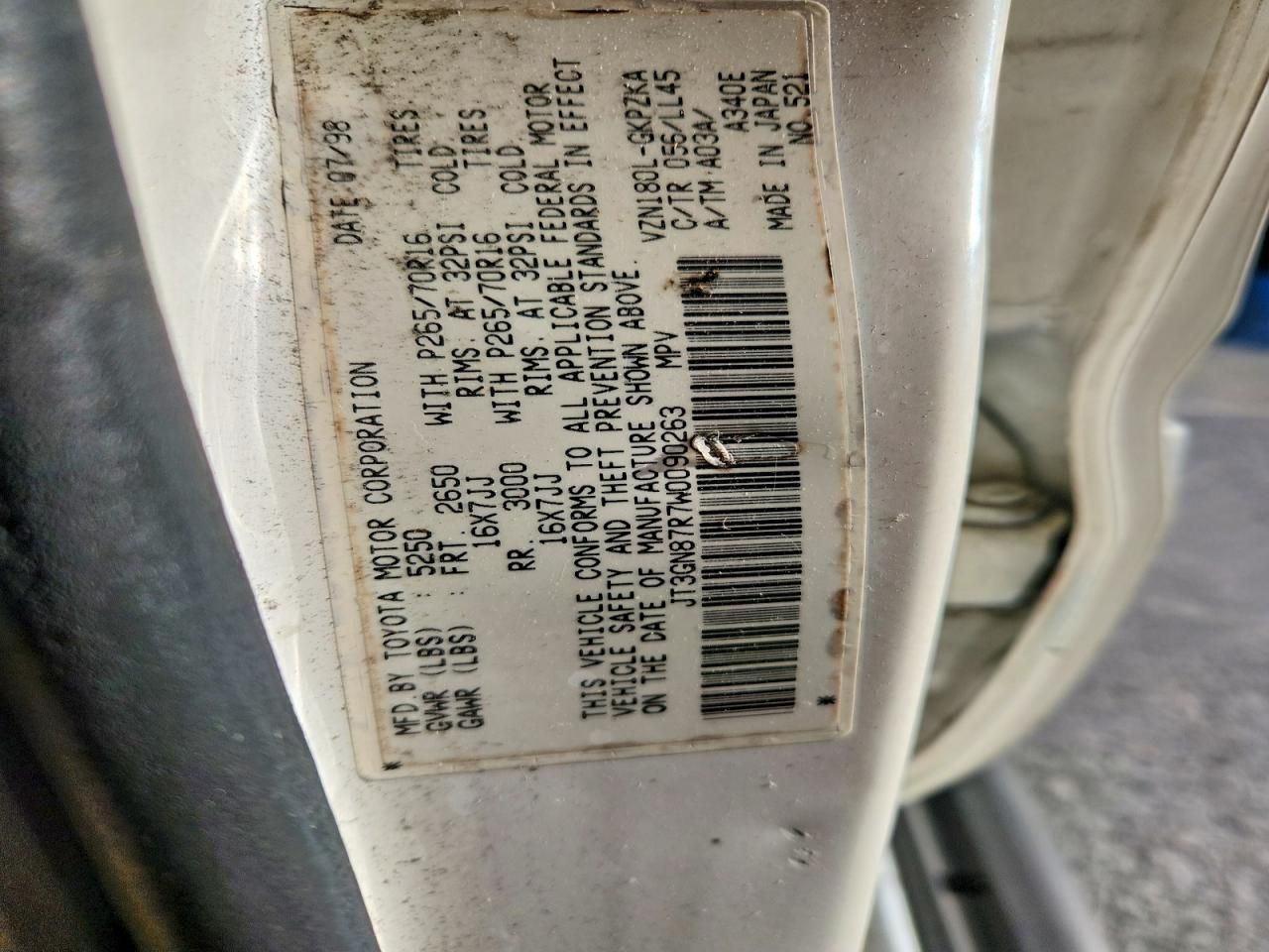 1998 Toyota 4runner Limited