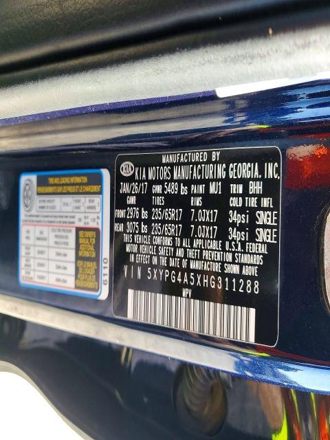2017 KIA Sorento lx