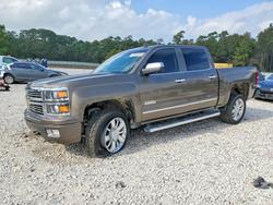 Salvage trucks for sale at Houston, TX auction: 2015 Chevrolet Silverado C1500 High Country