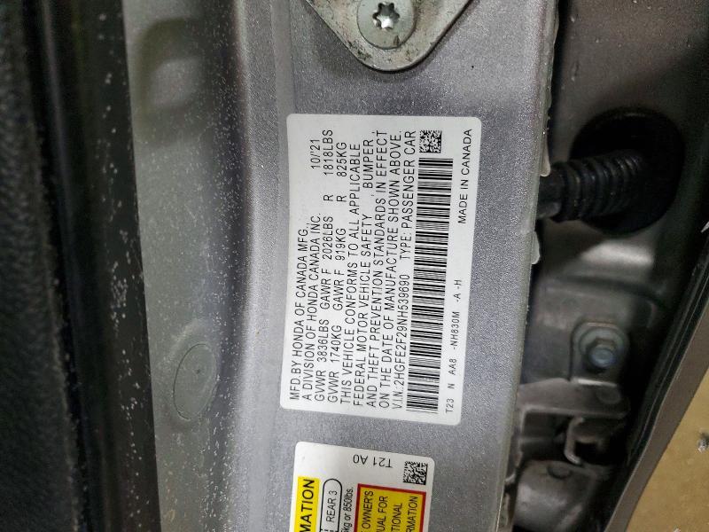 2022 Honda Civic lx
