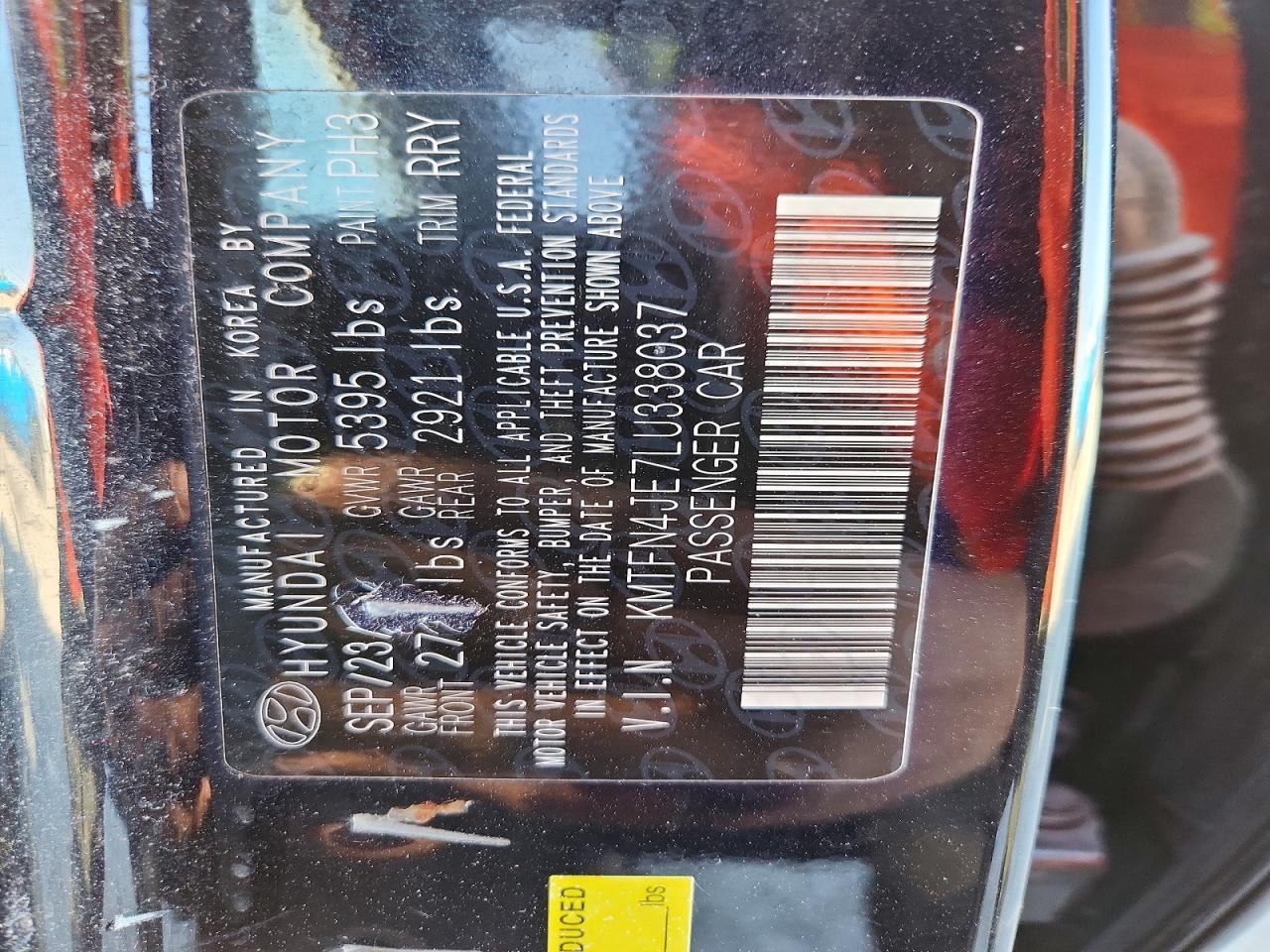 2020 Genesis G80 3.8