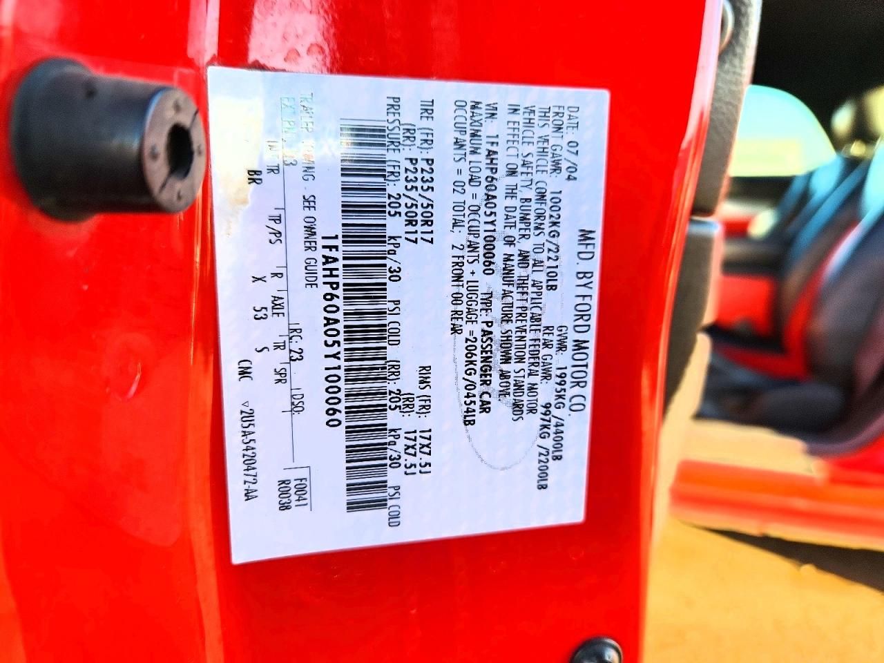 2005 Ford Thunderbird