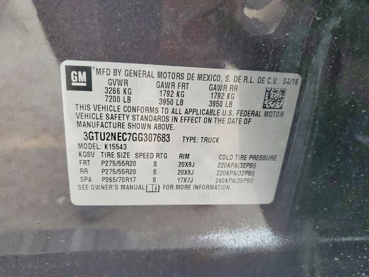 2016 GMC Sierra K1500 slt