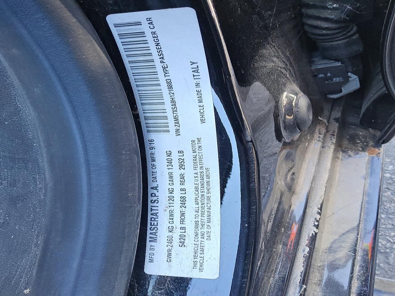 2017 Maserati Ghibli