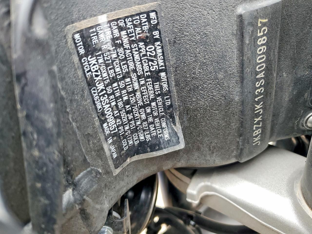 2025 Kawasaki ZX636 K