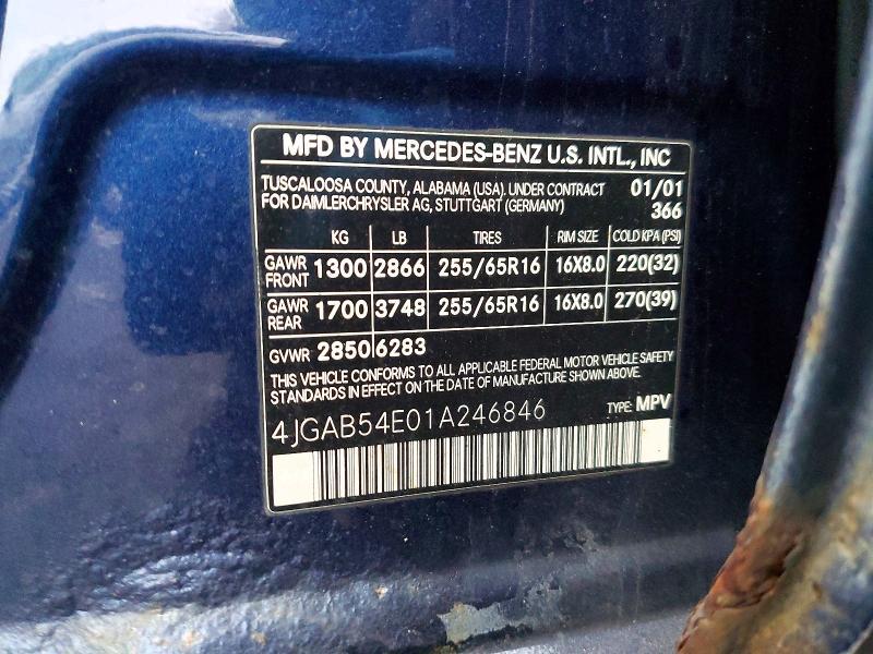 2001 Mercedes-Benz Ml 320