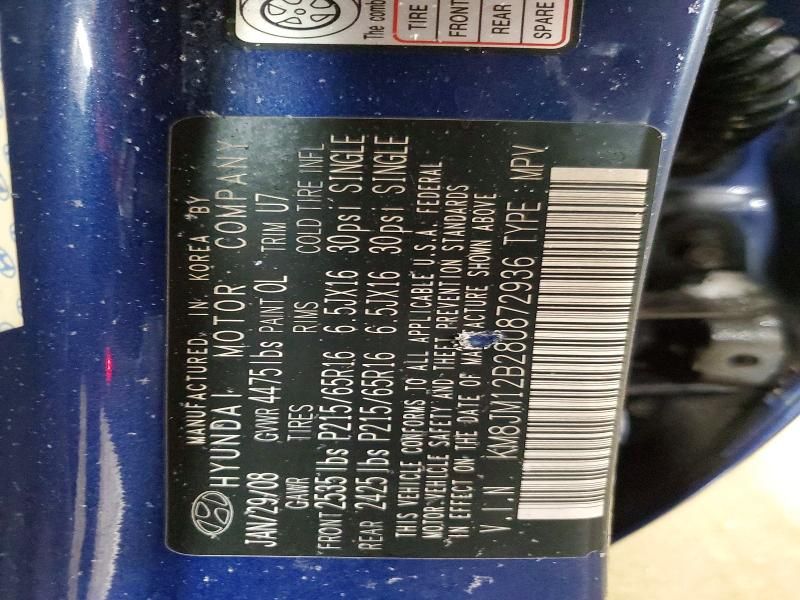 2008 Hyundai Tucson gls