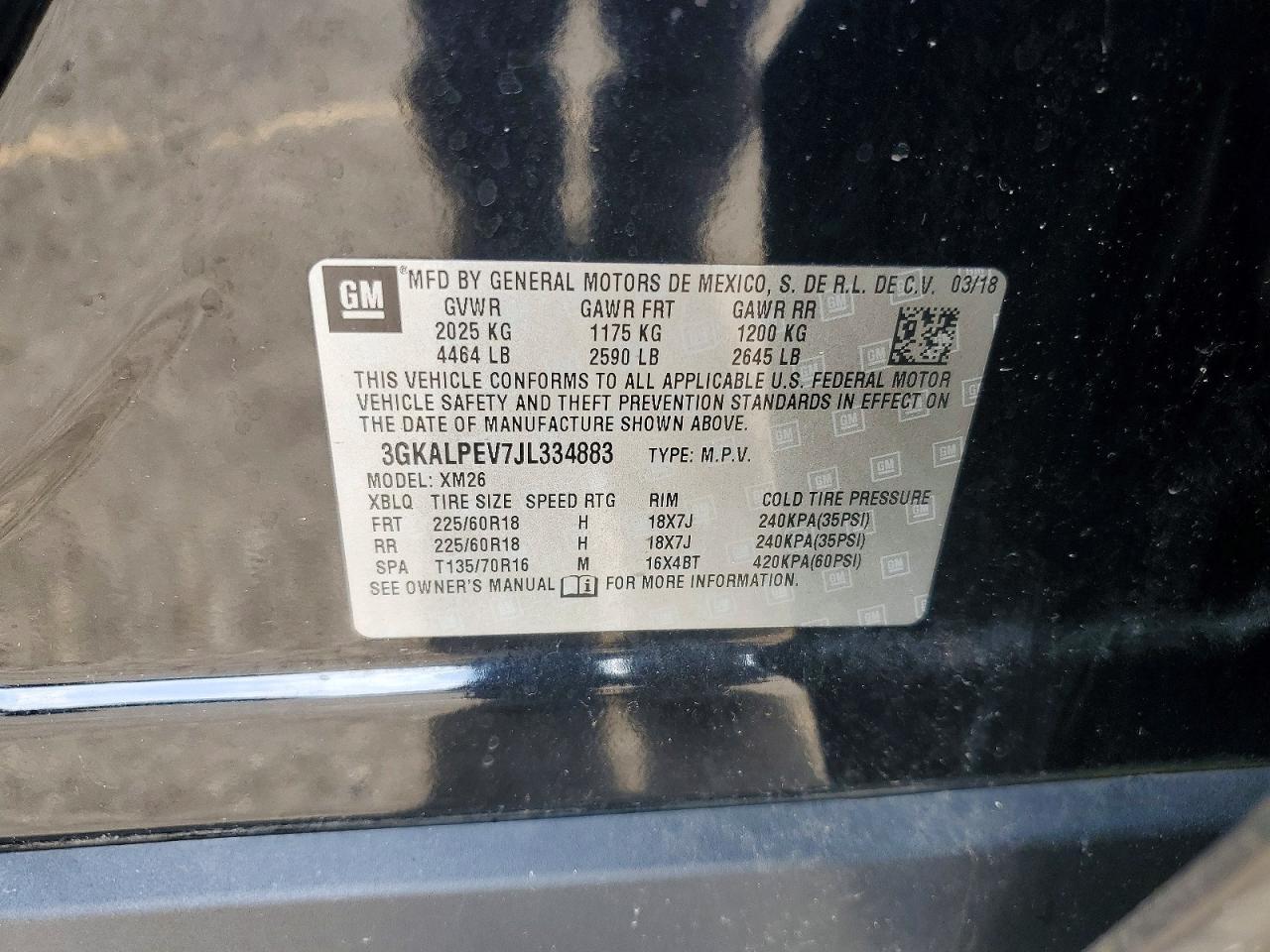 2018 GMC Terrain slt