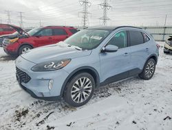 Salvage cars for sale from Copart Elgin, IL: 2022 Ford Escape Titanium