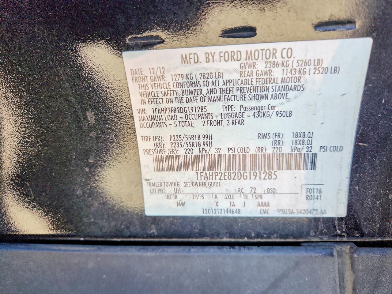 2013 Ford Taurus sel