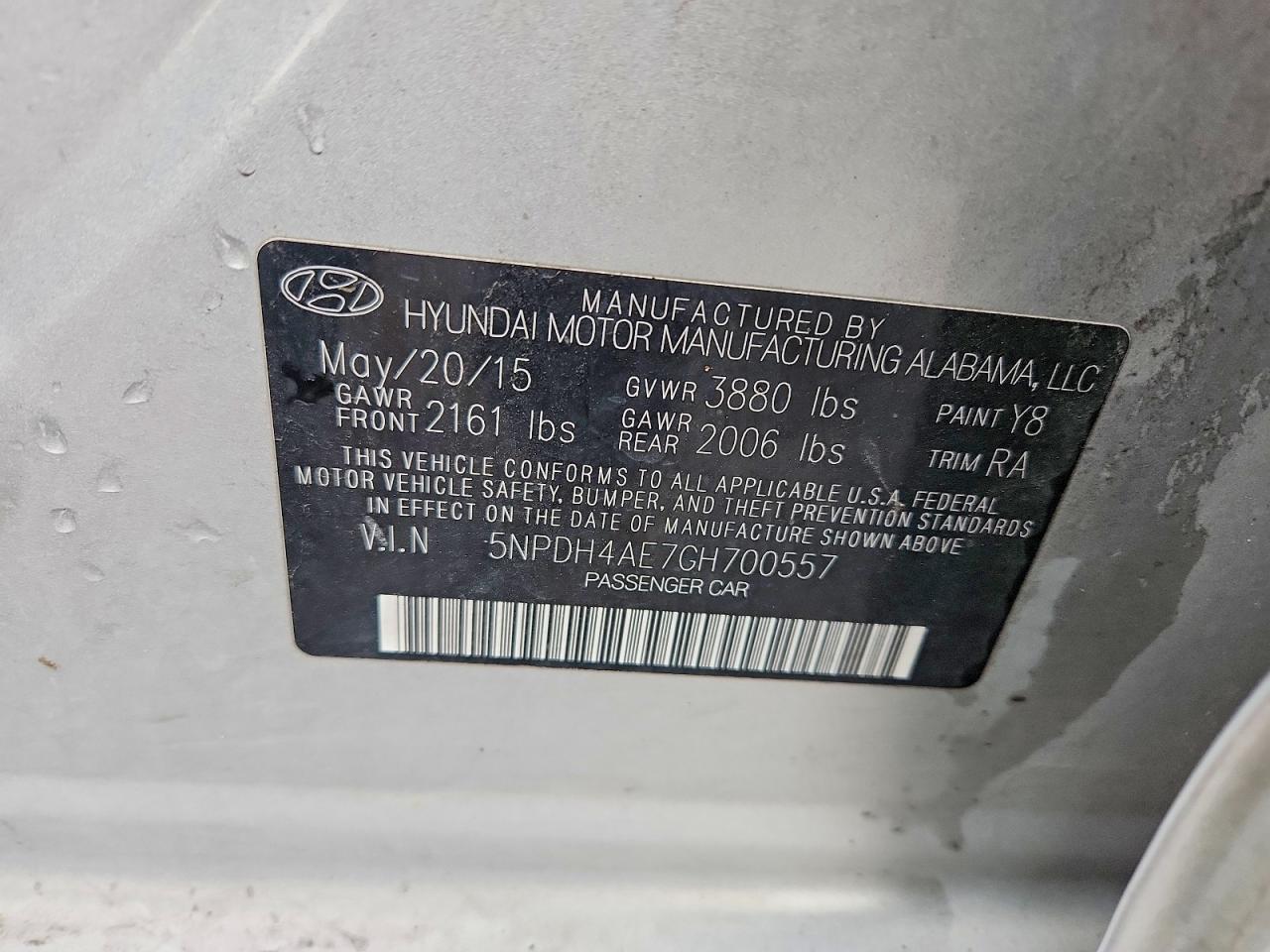 2016 Hyundai Elantra se