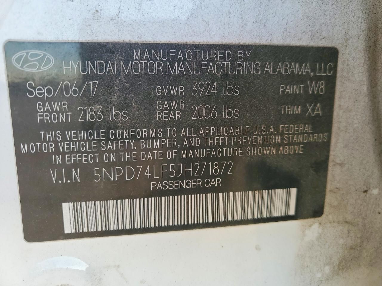 2018 Hyundai Elantra se