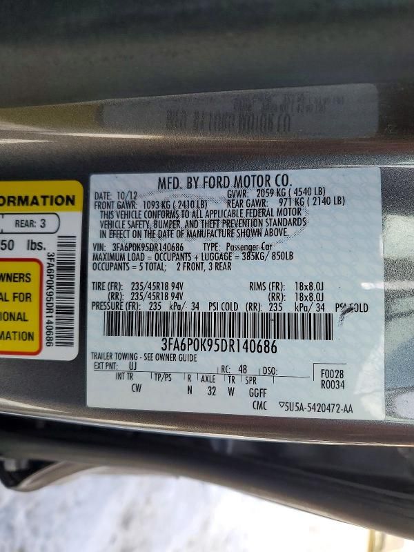 2013 Ford Fusion Titanium