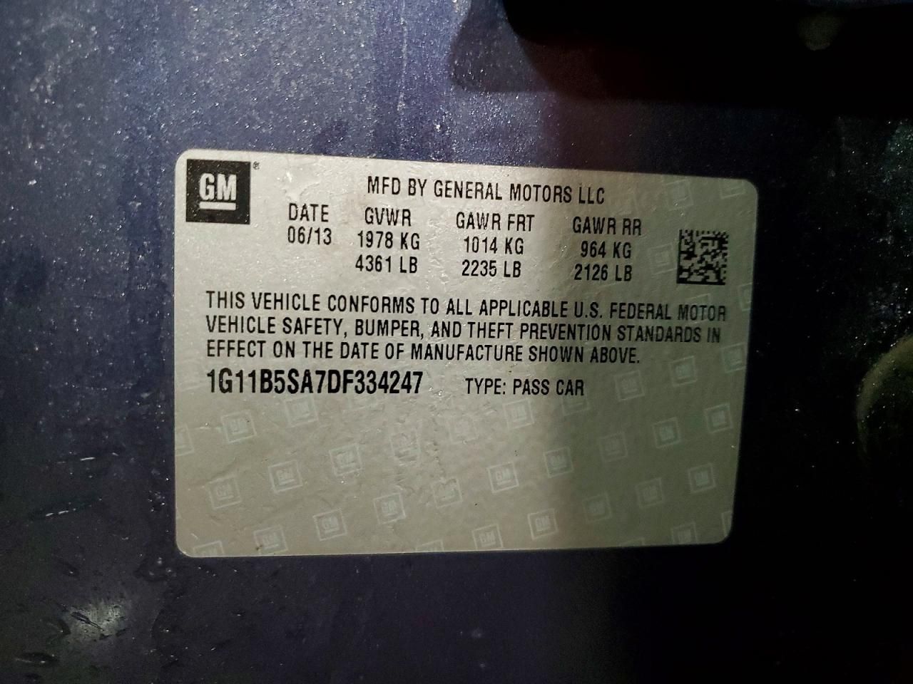 2013 Chevrolet Malibu ls