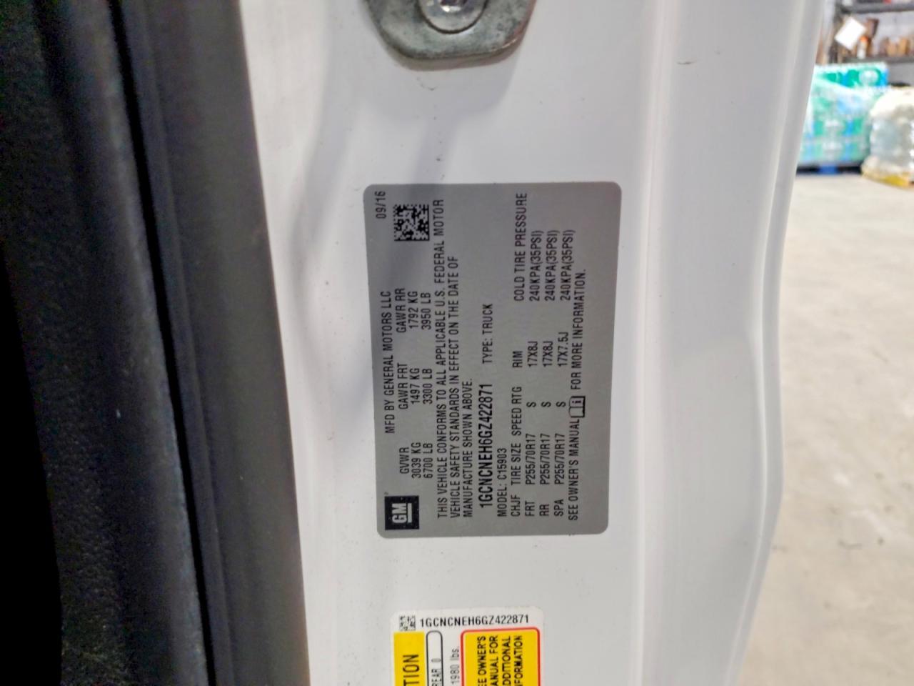 2016 Chevrolet Silverado C1500