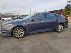 KIA salvage cars for sale: 2018 KIA Optima ex