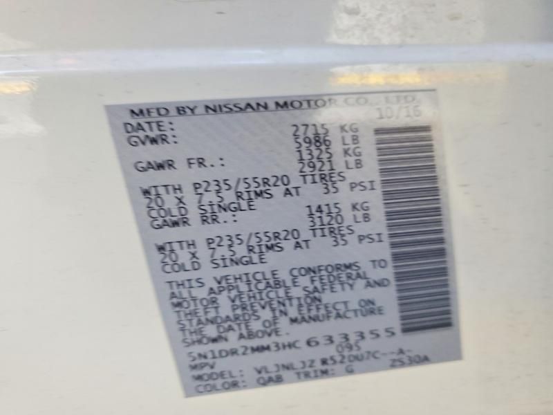 2017 Nissan Pathfinder s