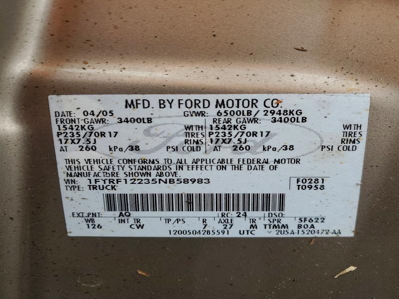 2005 Ford F150