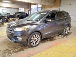 Salvage cars for sale from Copart Indianapolis, IN: 2017 Ford Escape Titanium