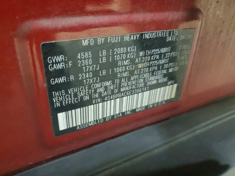 2014 Subaru Outback 2.5i