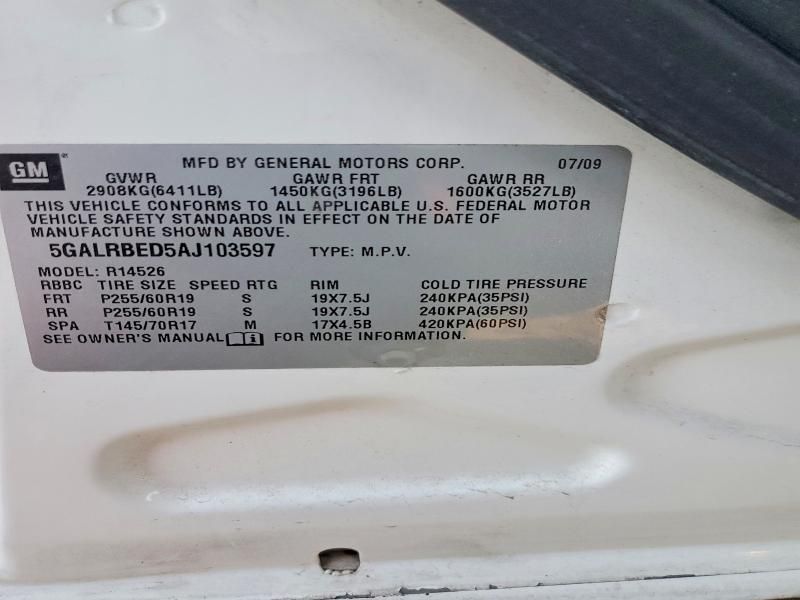 2010 Buick Enclave cxl